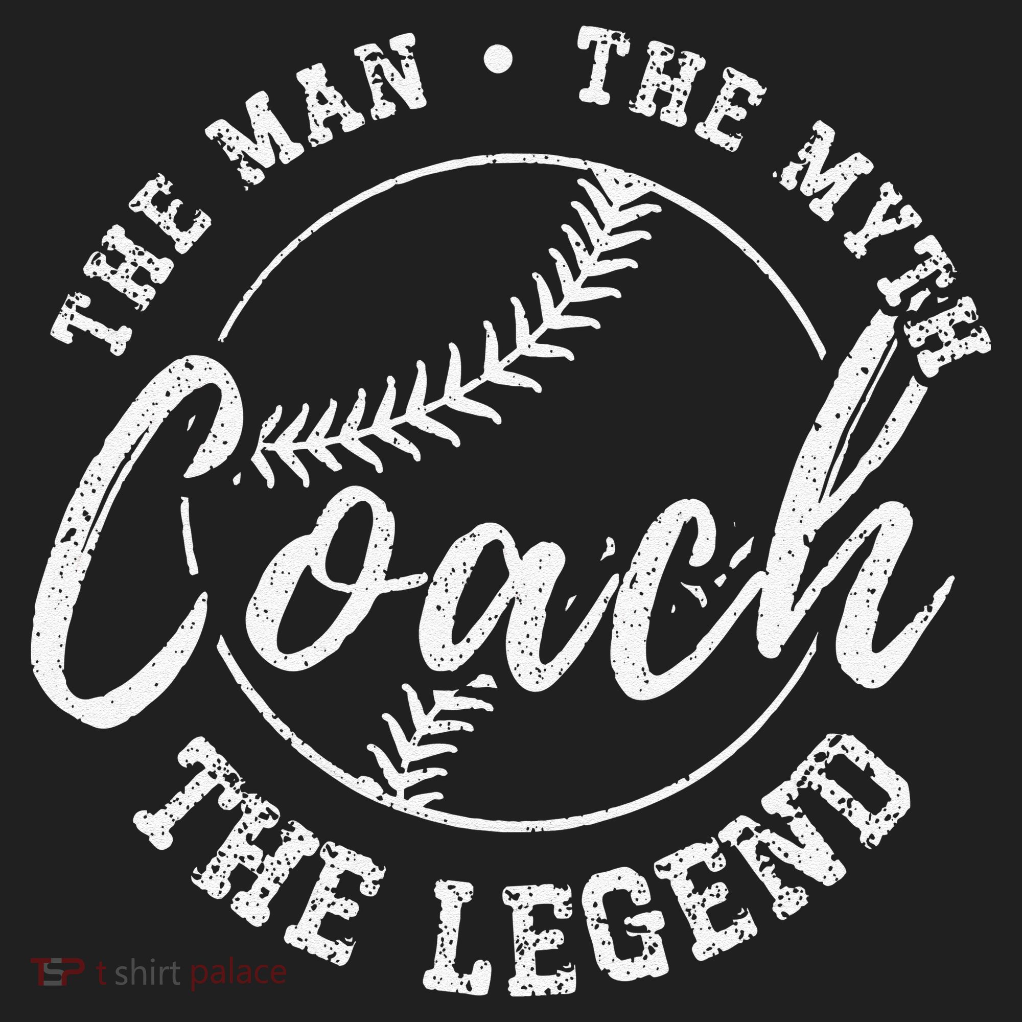 Man Myth Baseball Coach Legend Funny Baseball Coach Women's Sweatshirt