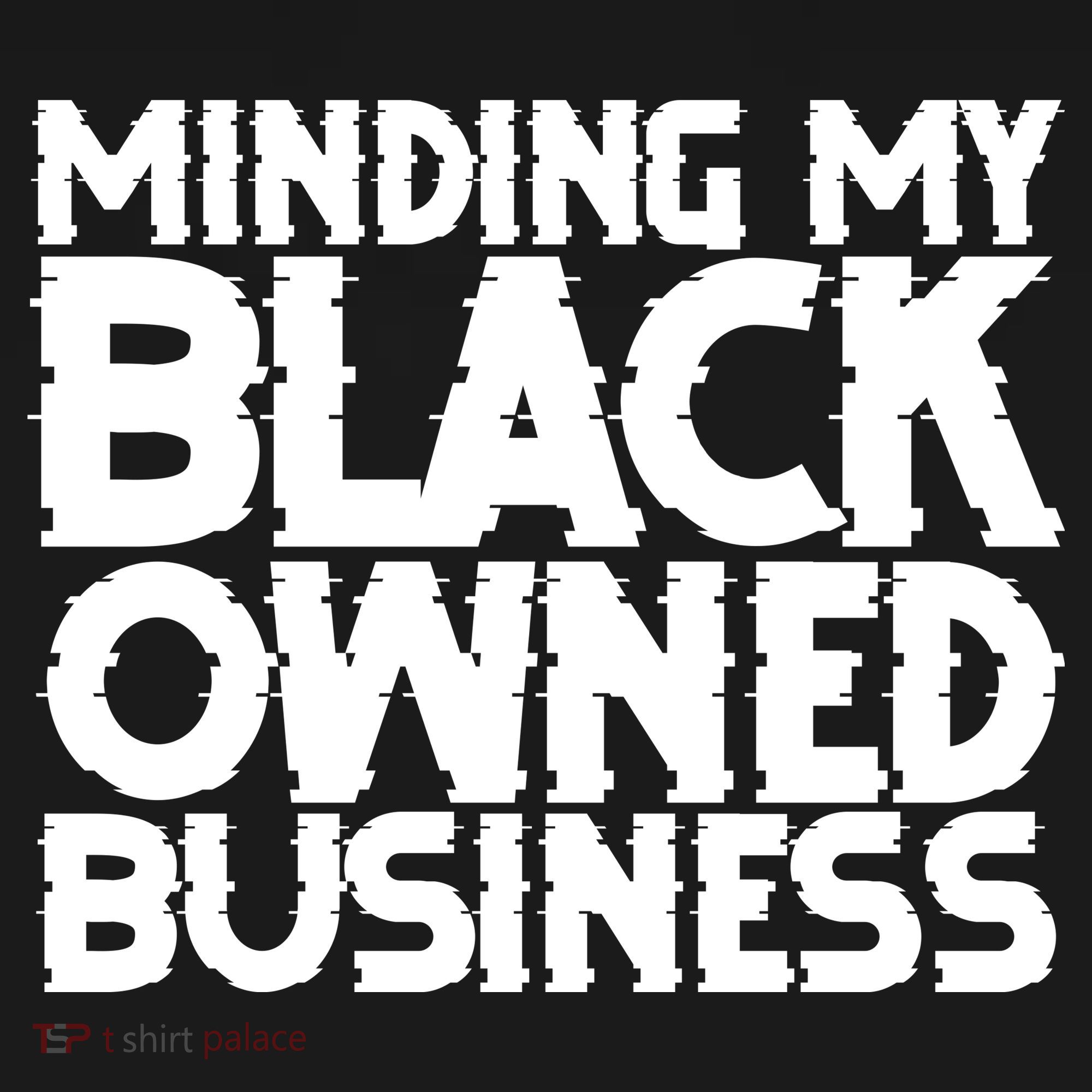 Minding My Black Owned Business USA-Made Doggie Bandana