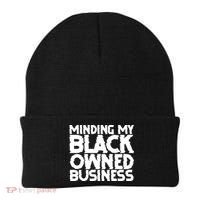 Minding My Black Owned Business Beanie thumb 0
