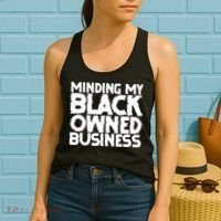 Minding My Black Owned Business Women's Tank Top thumb 2