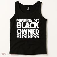 Minding My Black Owned Business Tank Top thumb 2
