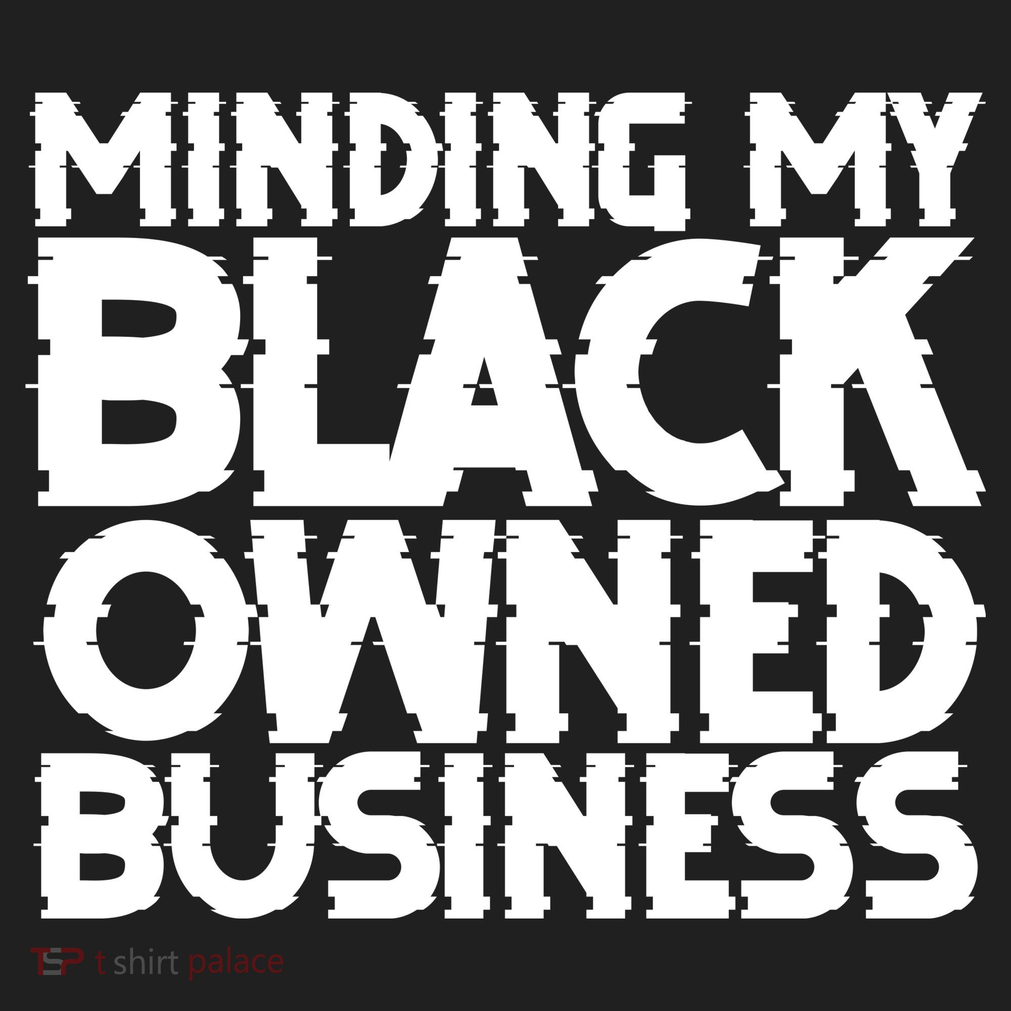 Minding My Black Owned Business Golf Towel