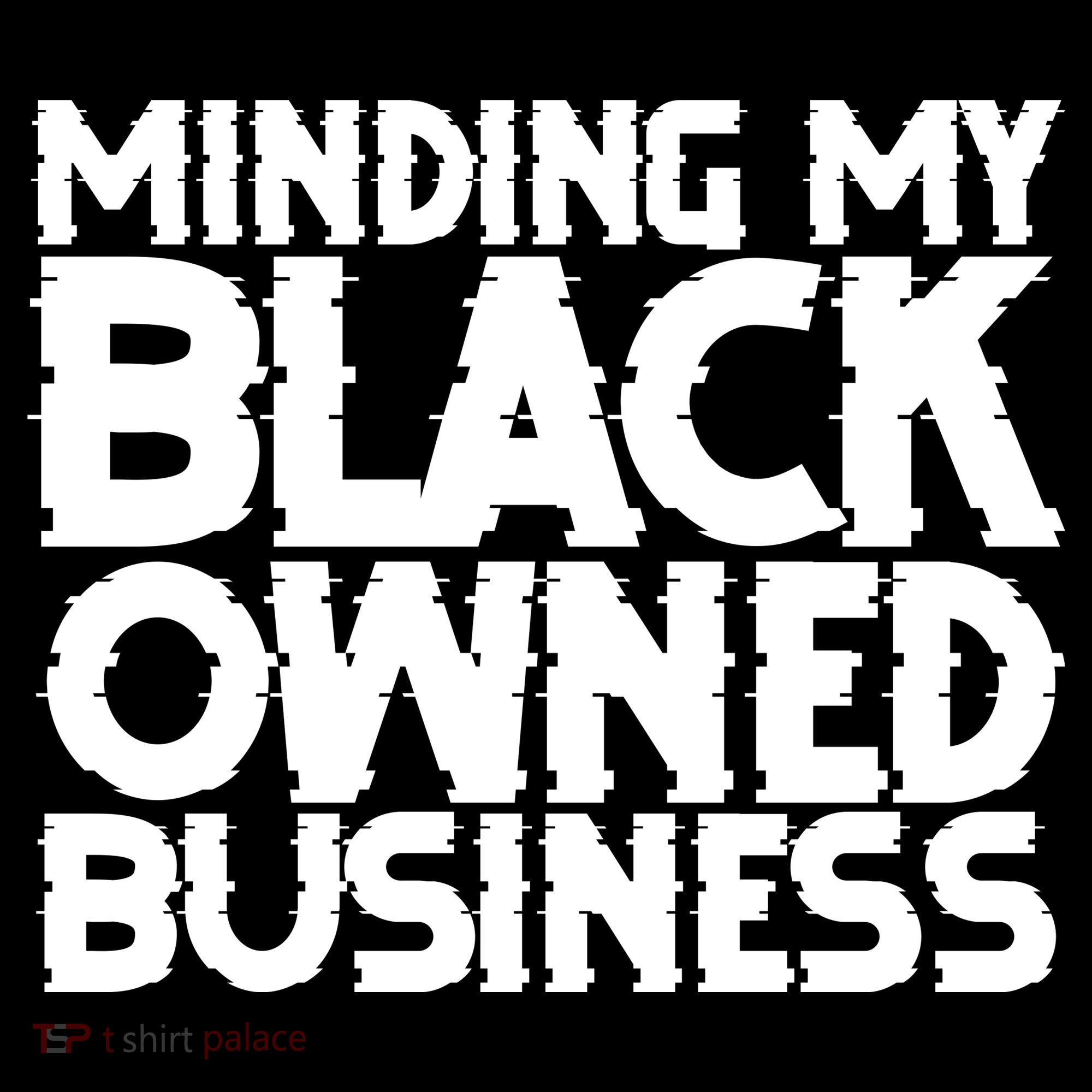 Minding My Black Owned Business Kids Sweatshirt