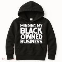 Minding My Black Owned Business Kids Hoodie thumb 0