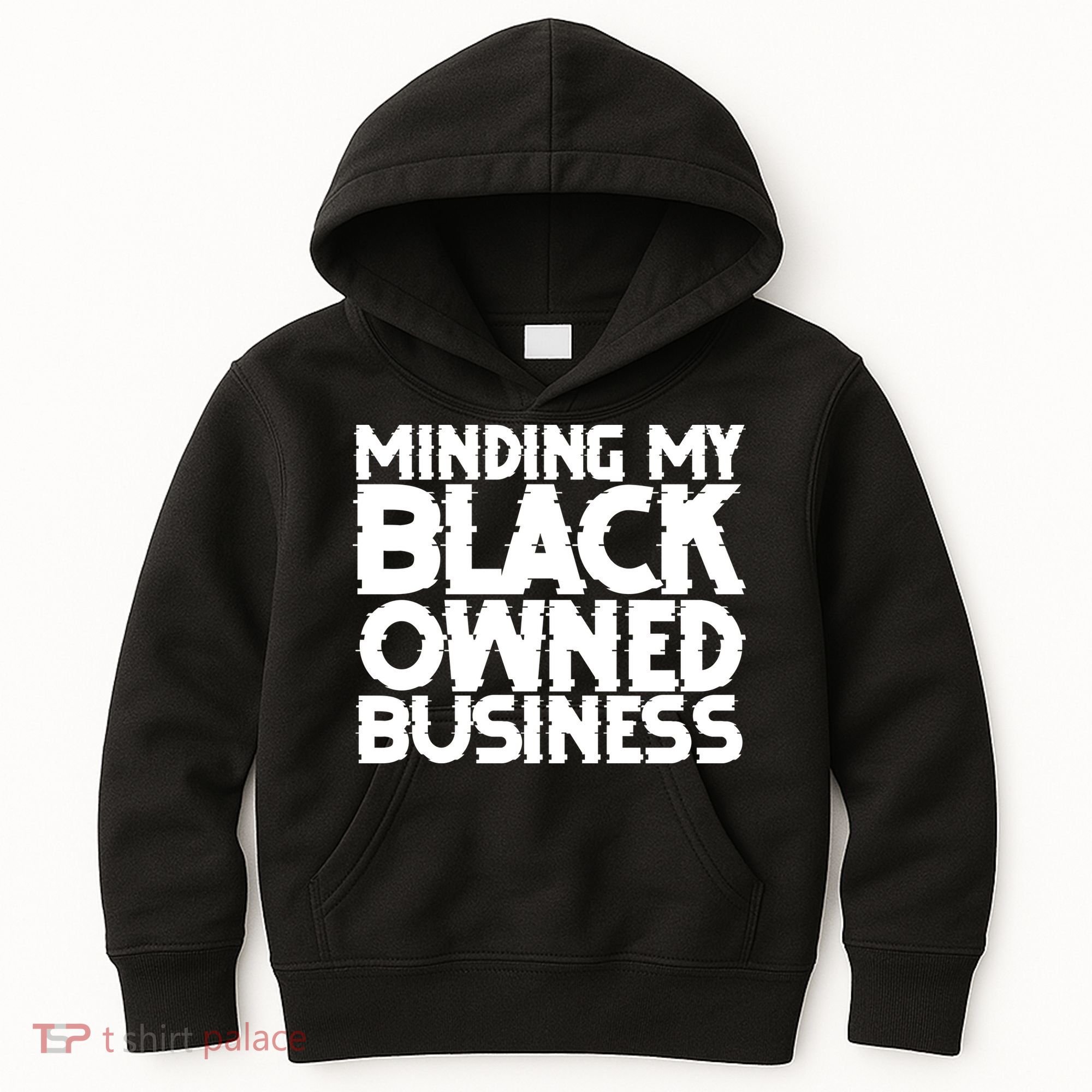 Minding My Black Owned Business Kids Hoodie