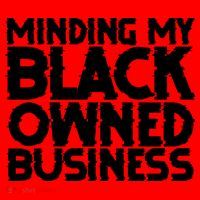 Minding My Black Owned Business Santa Hat thumb 1