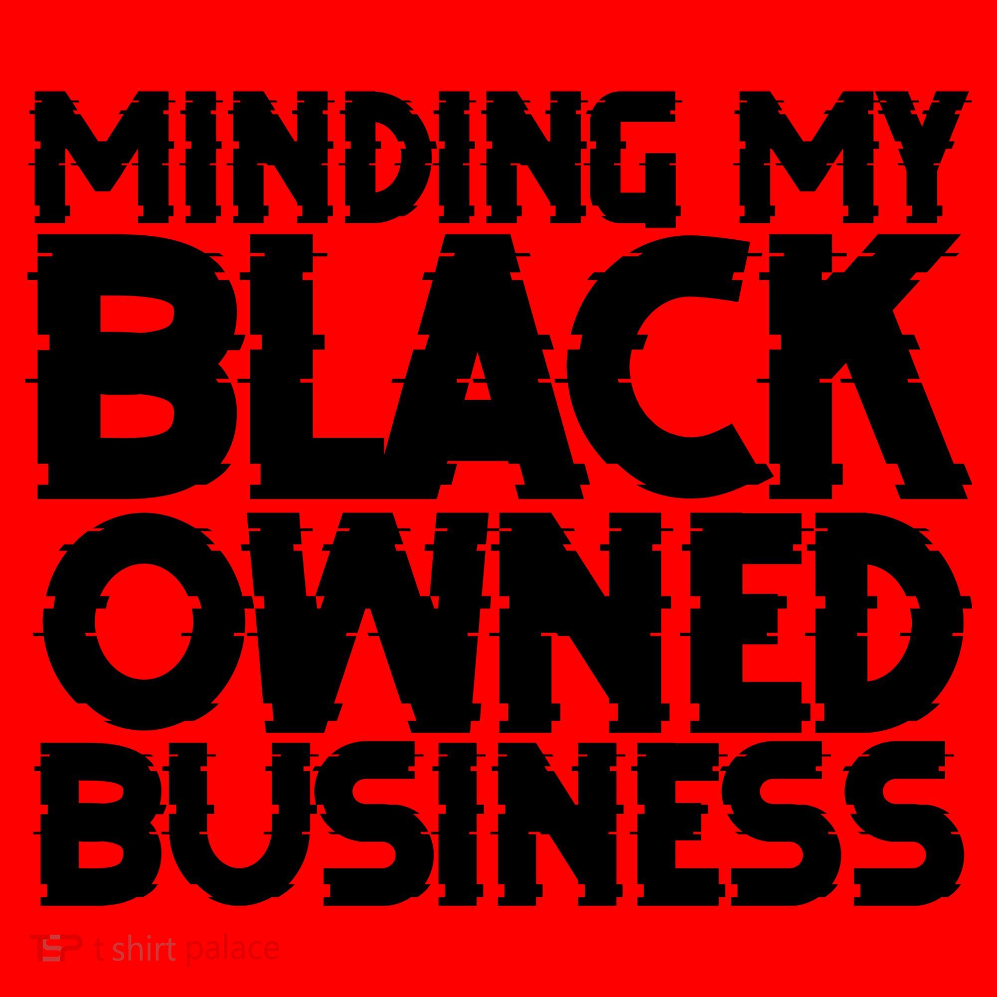 Minding My Black Owned Business Santa Hat