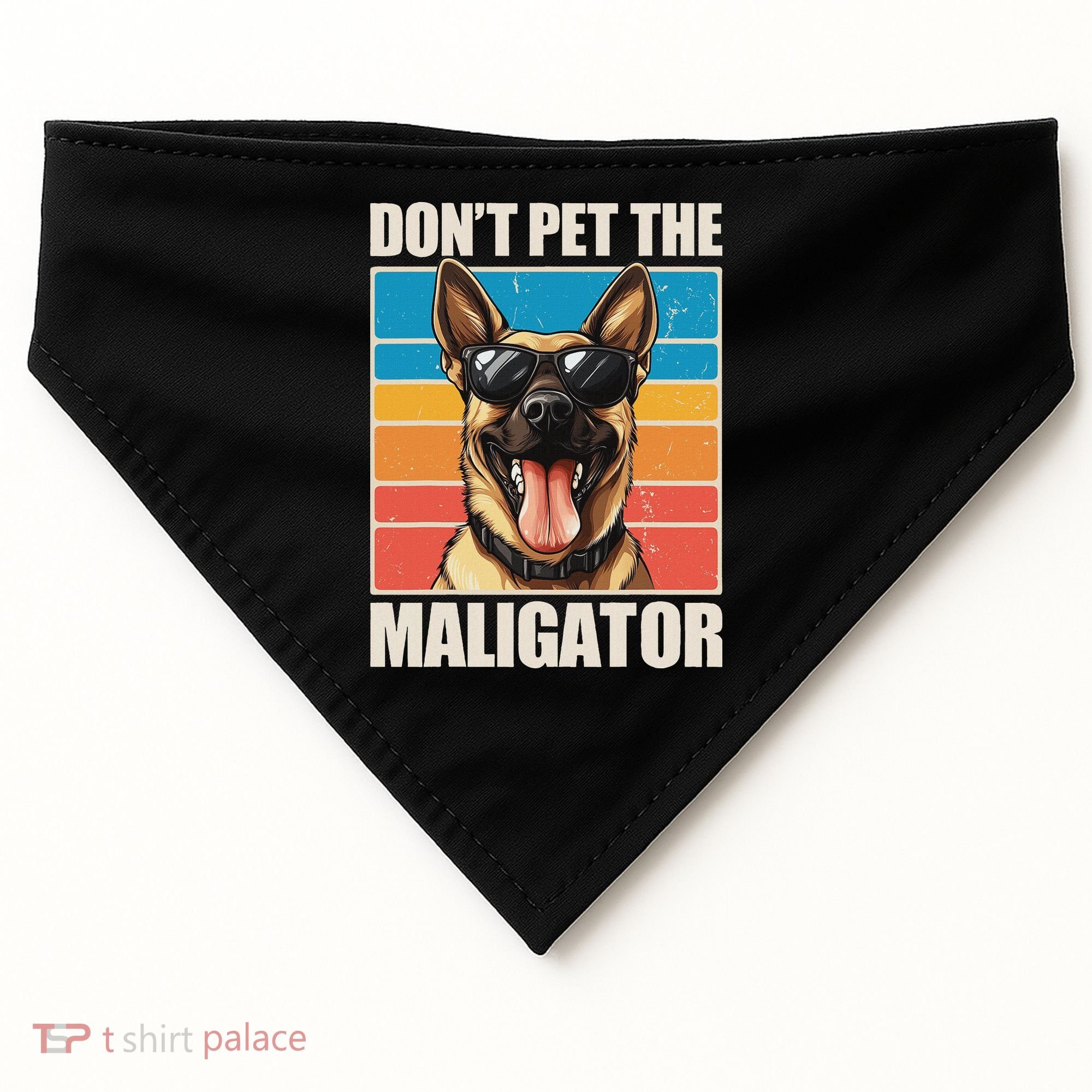Malinois Maligator Belgian Malinois USA-Made Doggie Bandana
