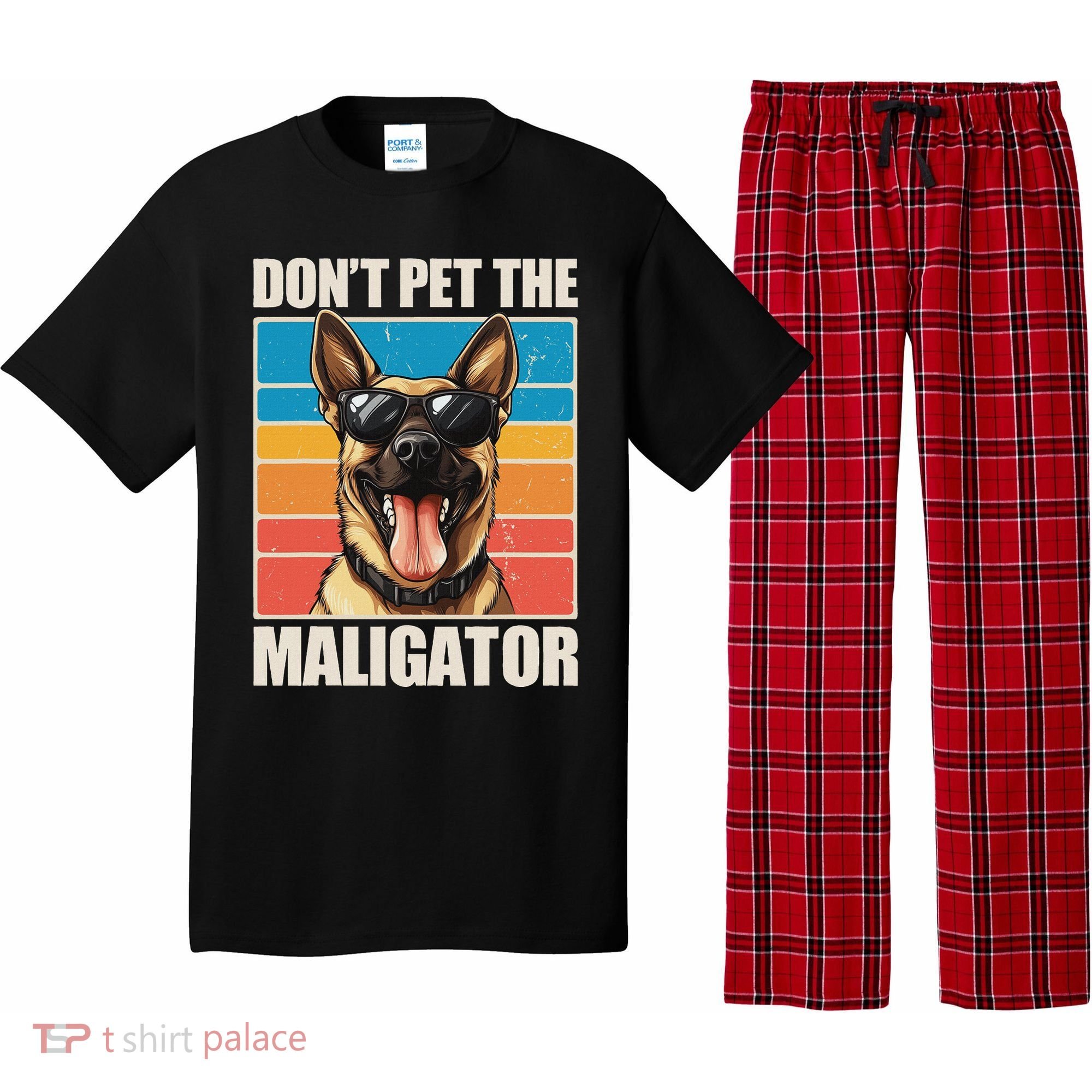 Malinois Maligator Belgian Malinois Pajama Set