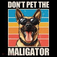 Malinois Maligator Belgian Malinois Women's Hoodie thumb 2