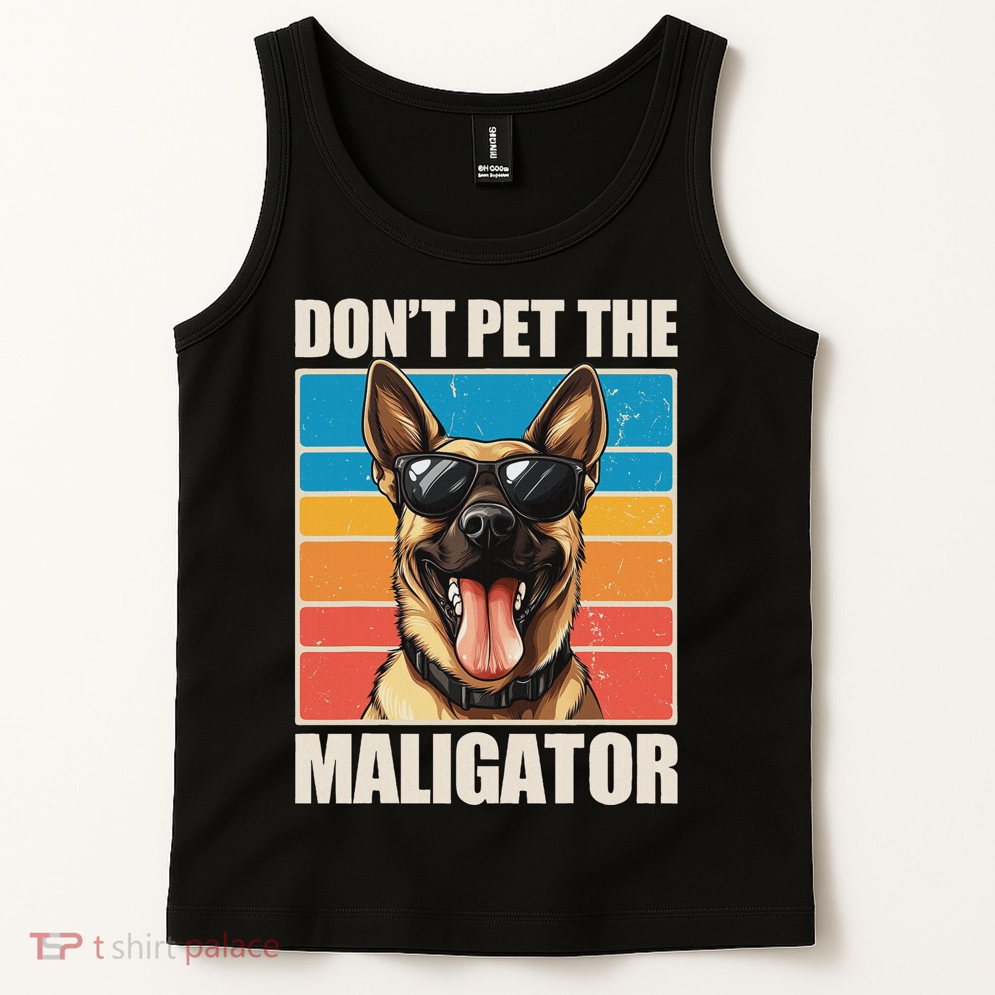 Malinois Maligator Belgian Malinois Tank Top