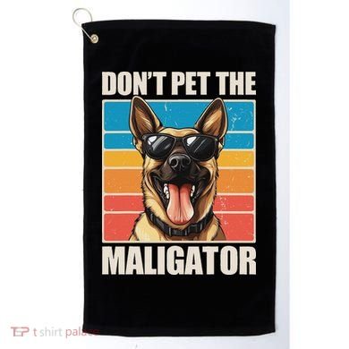 Malinois Maligator Belgian Malinois Golf Towel