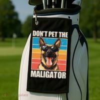 Malinois Maligator Belgian Malinois Golf Towel thumb 2