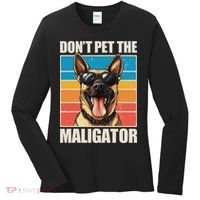 Malinois Maligator Belgian Malinois Women's Long Sleeve Shirt thumb 0
