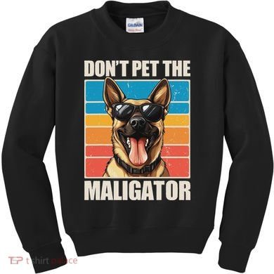 Malinois Maligator Belgian Malinois Kids Sweatshirt