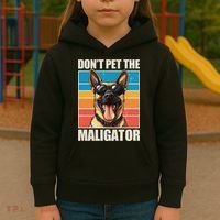 Malinois Maligator Belgian Malinois Kids Hoodie thumb 3