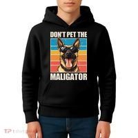 Malinois Maligator Belgian Malinois Kids Hoodie thumb 4