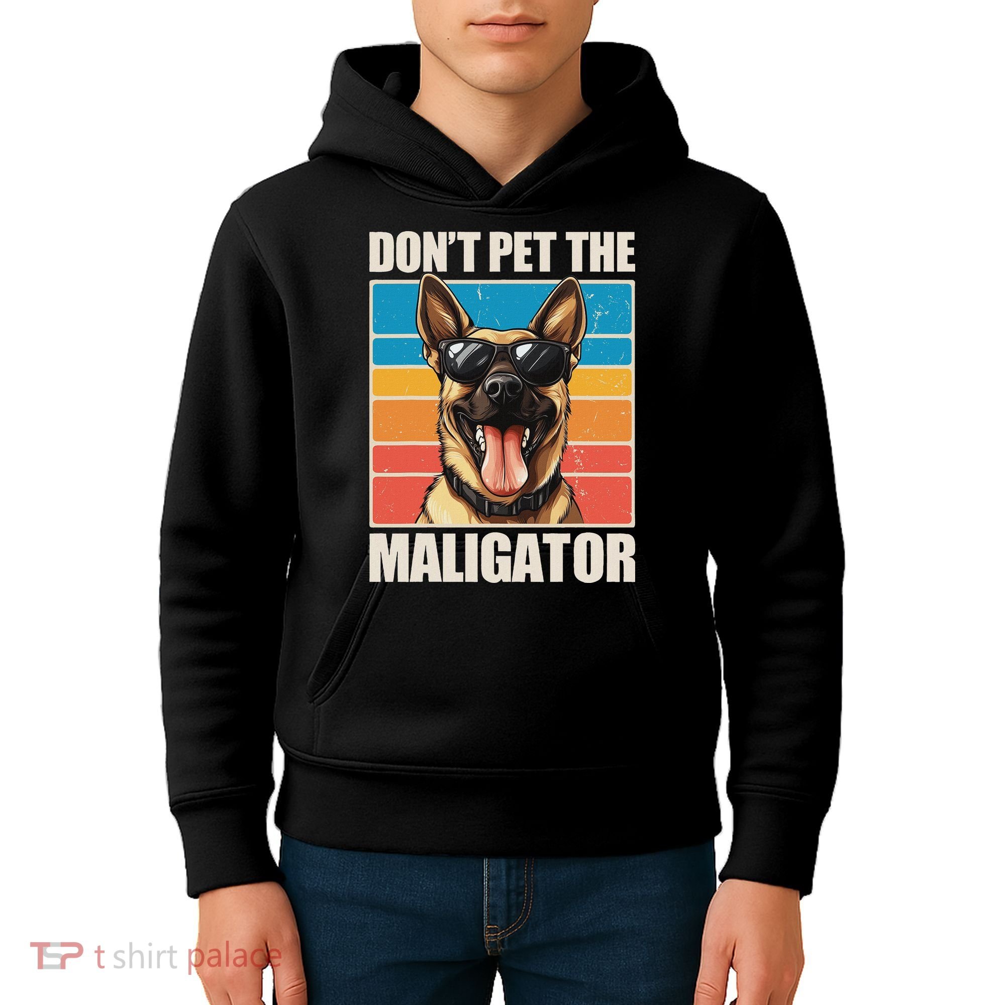 Malinois Maligator Belgian Malinois Kids Hoodie