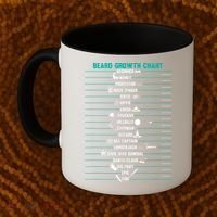 Mens Mens BEARD GROWTH CHART Measurement Beard Coffee Mug thumb 2