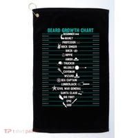 Mens Mens BEARD GROWTH CHART Measurement Beard Golf Towel thumb 0