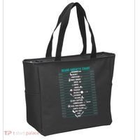 Mens Mens BEARD GROWTH CHART Measurement Beard Tote Bag thumb 2