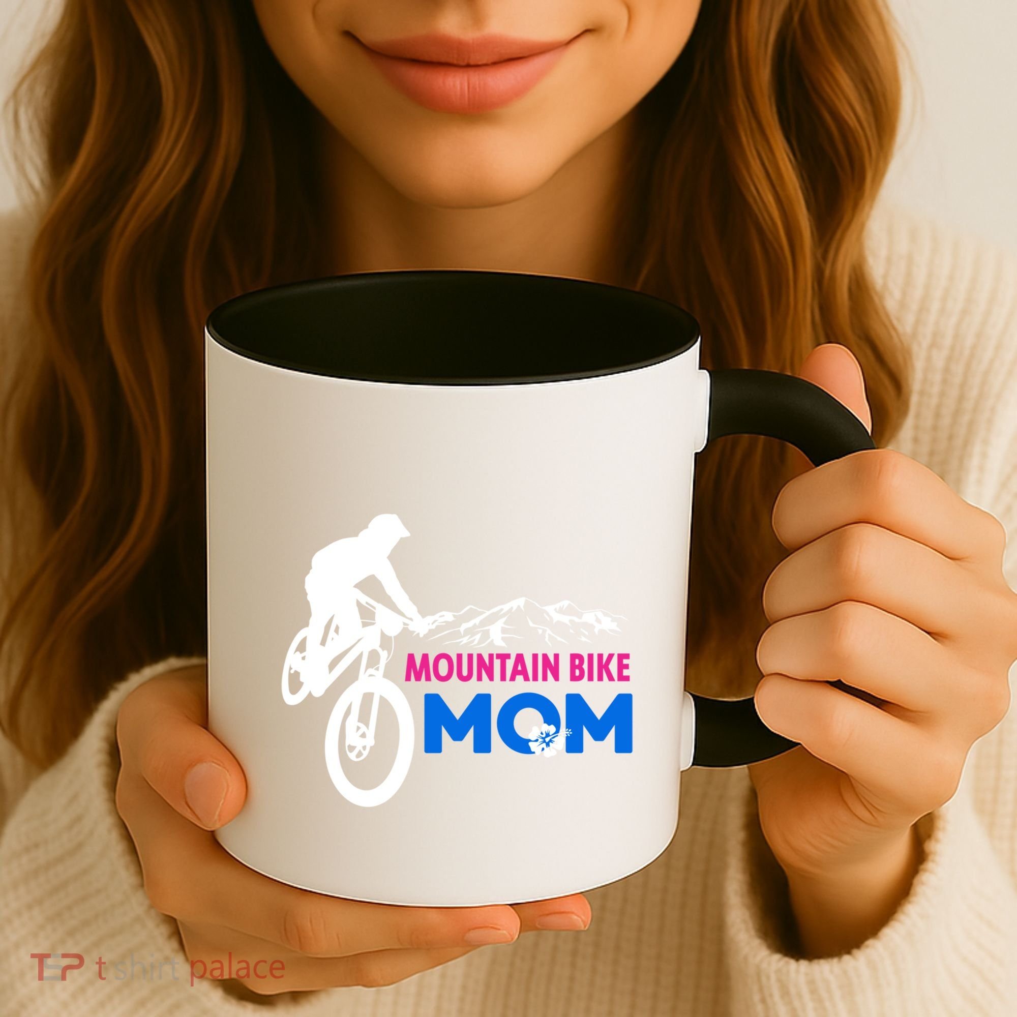 Mom Mountain Bike Gift Coffee Mug