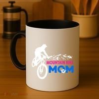 Mom Mountain Bike Gift Coffee Mug thumb 4
