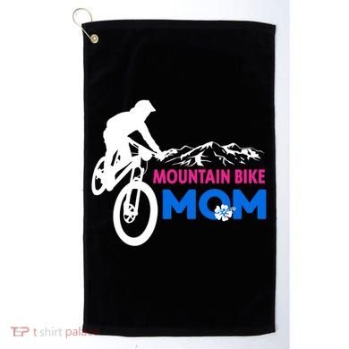 Mom Mountain Bike Gift Golf Towel