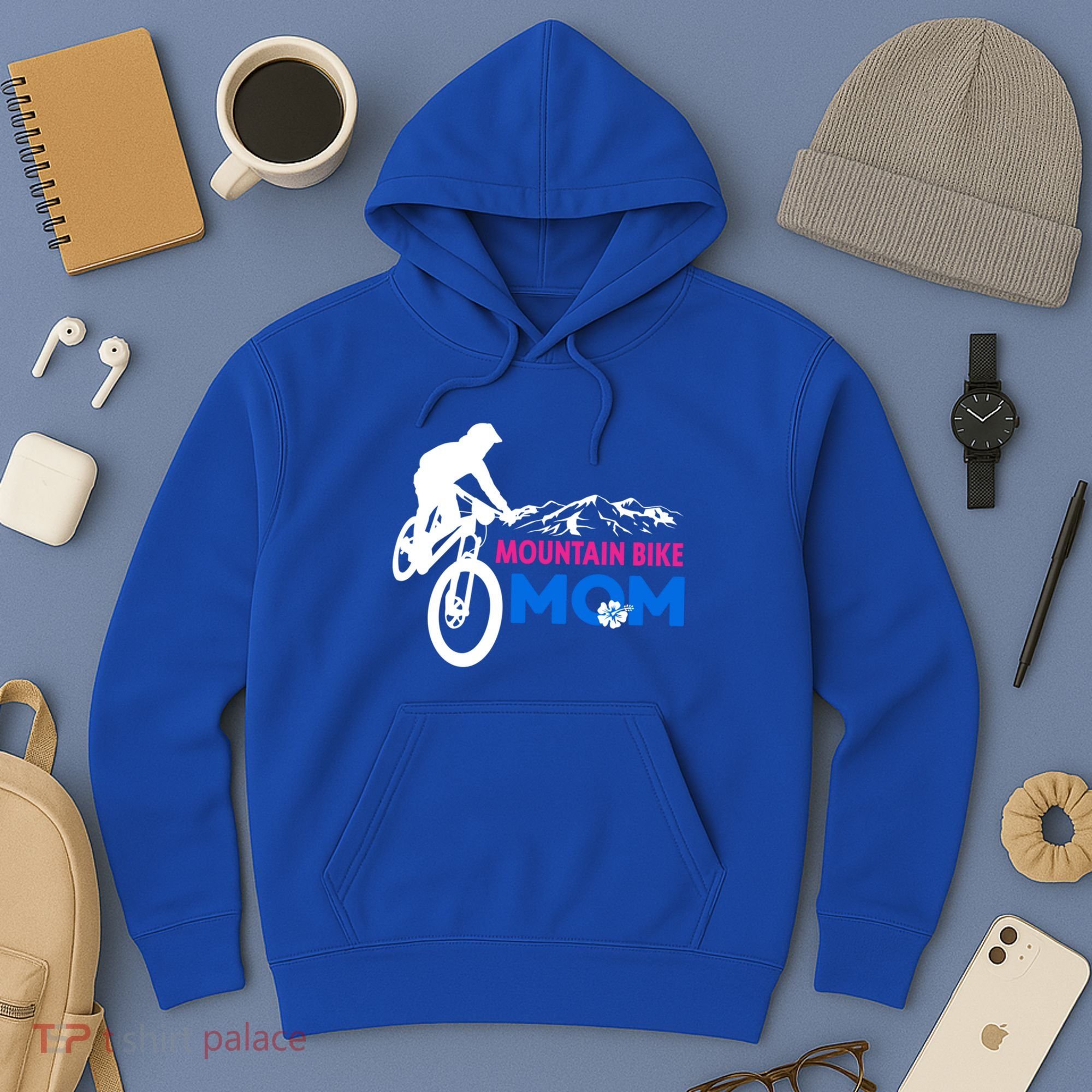 Mom Mountain Bike Gift Hoodie