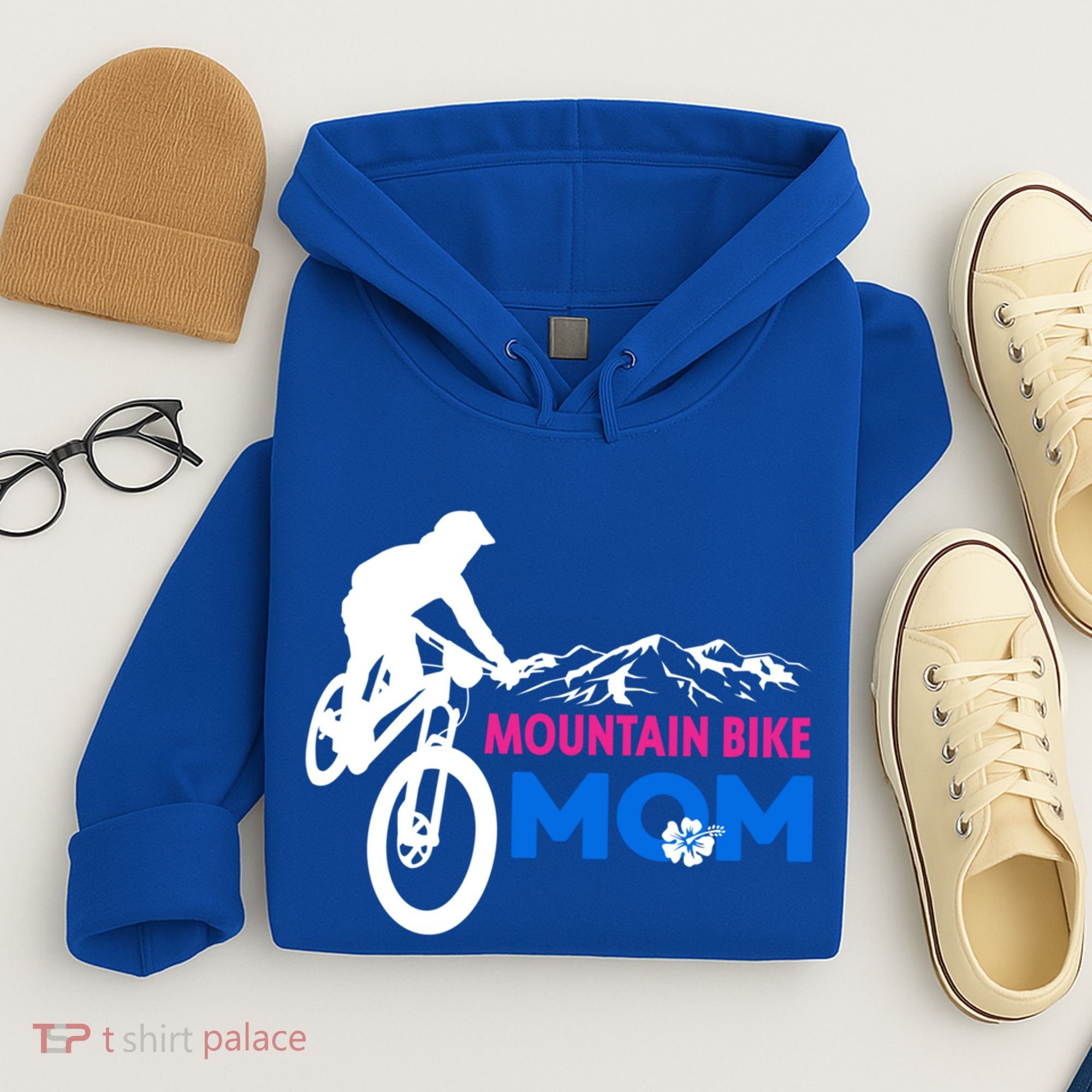 Mom Mountain Bike Gift Hoodie