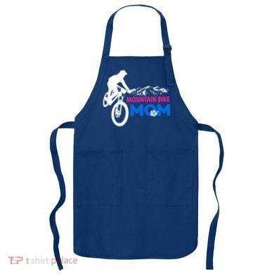Mom Mountain Bike Gift Apron
