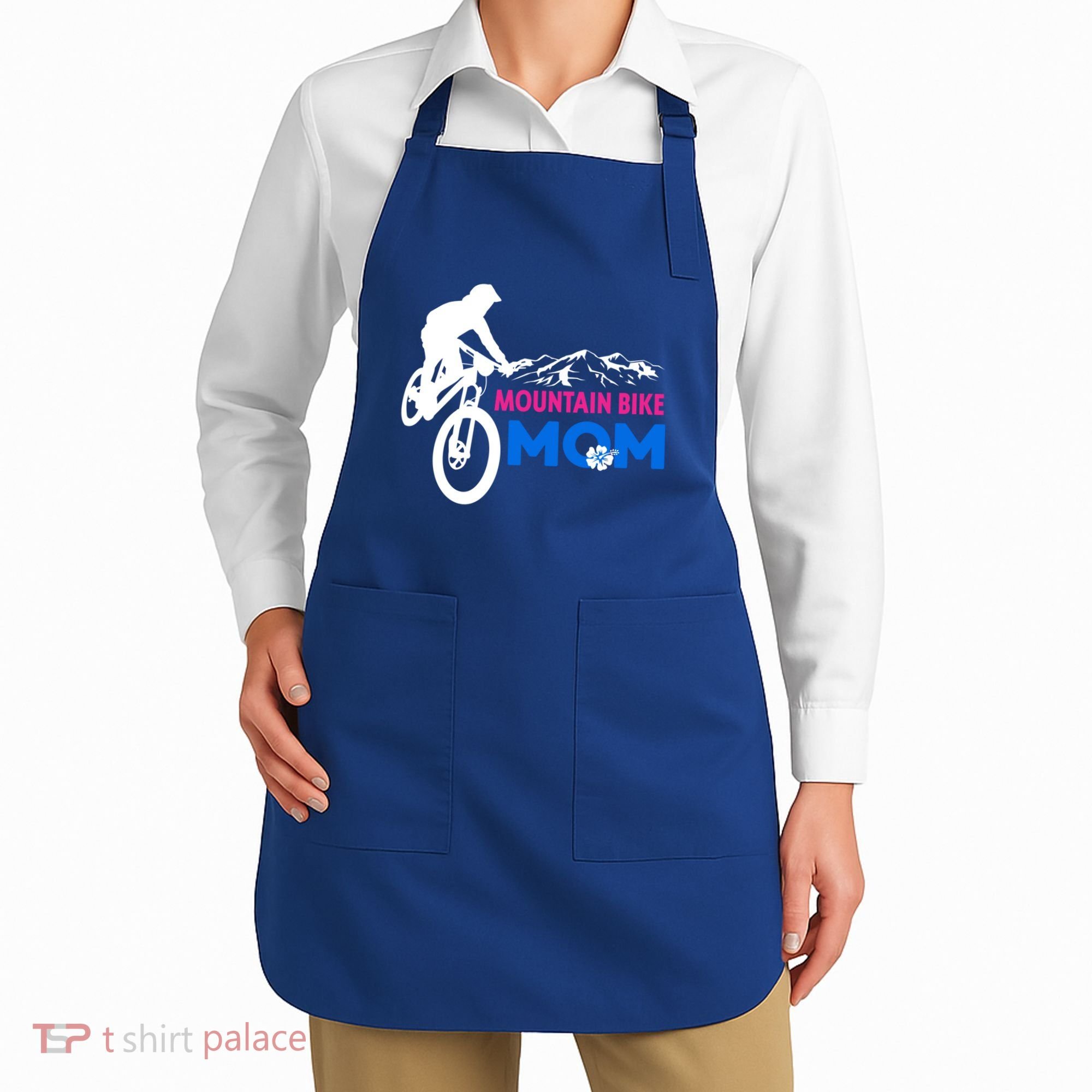 Mom Mountain Bike Gift Apron