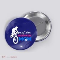 Mom Mountain Bike Gift Button thumb 0