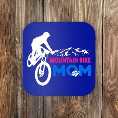 Mom Mountain Bike Gift Coaster