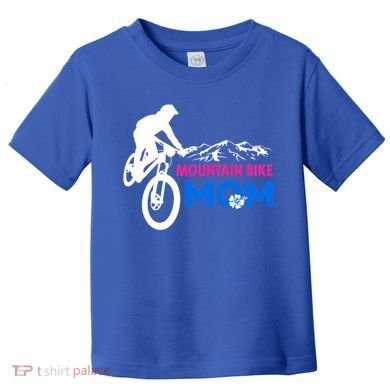 Mom Mountain Bike Gift Toddler T-Shirt
