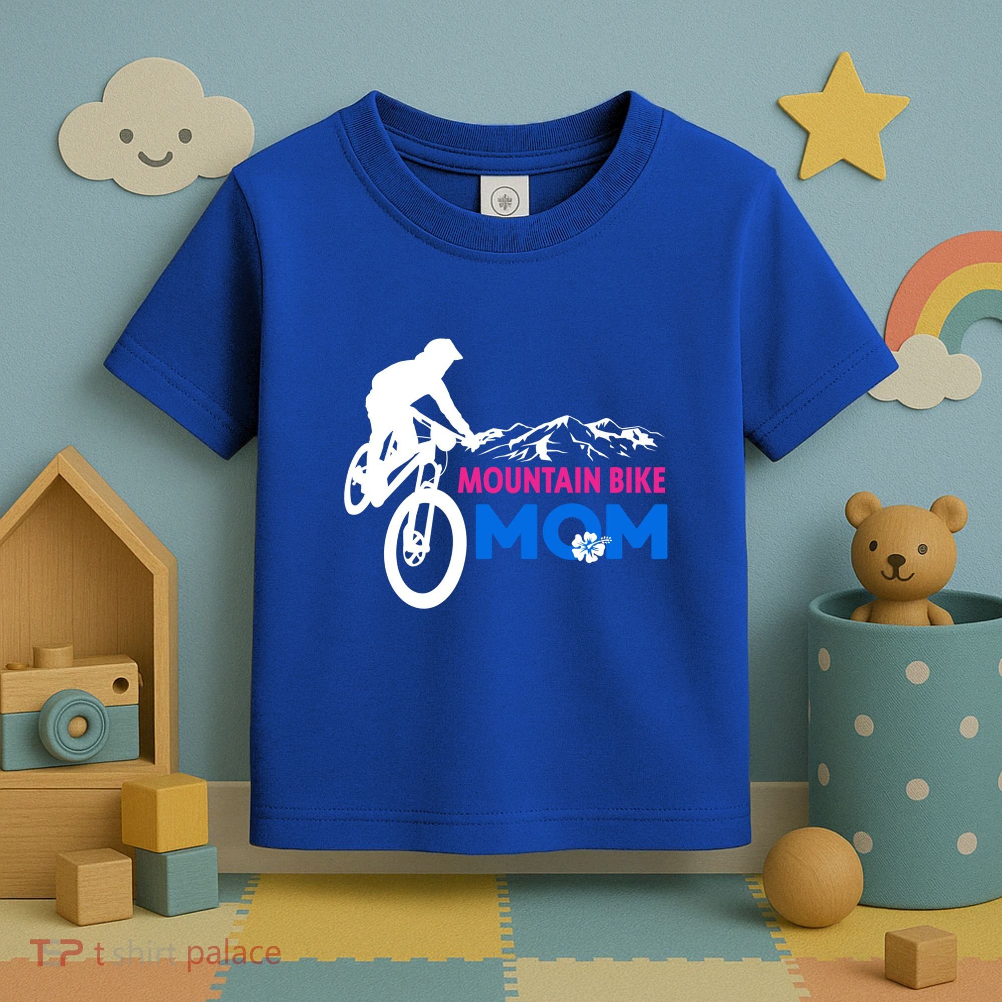 Mom Mountain Bike Gift Toddler T-Shirt