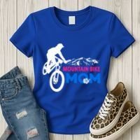 Mom Mountain Bike Gift Women's T-Shirt thumb 3