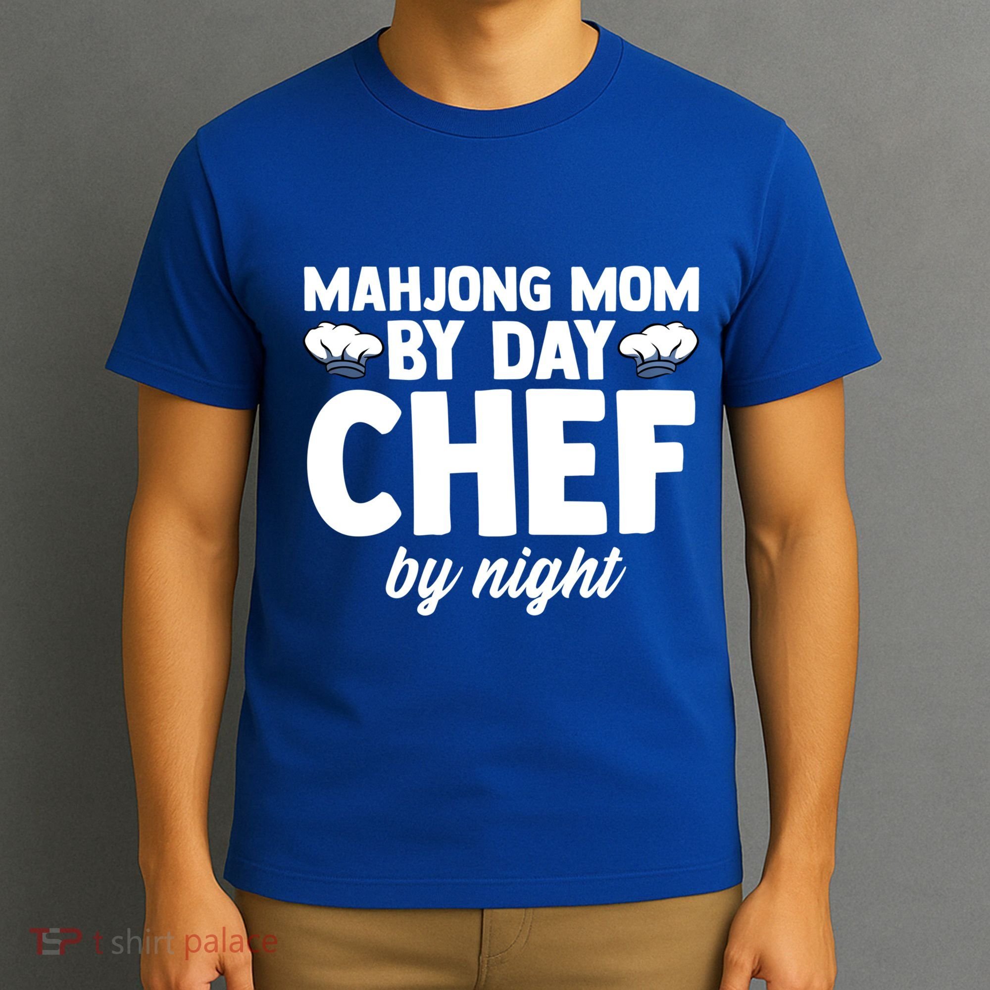 Mahjong Mom By Day Chef By Night Mahjong Player Gift T-Shirt