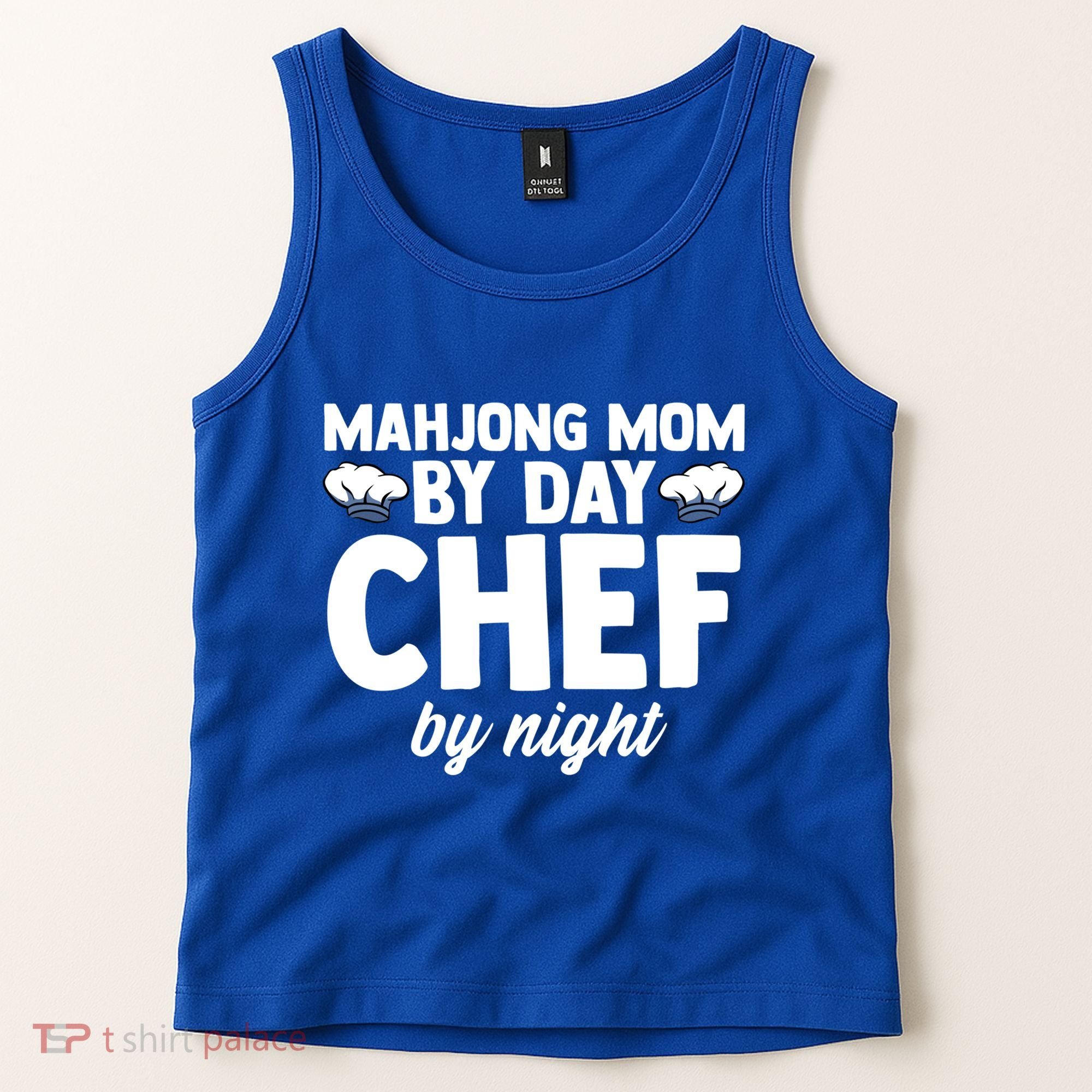Mahjong Mom By Day Chef By Night Mahjong Player Gift Tank Top