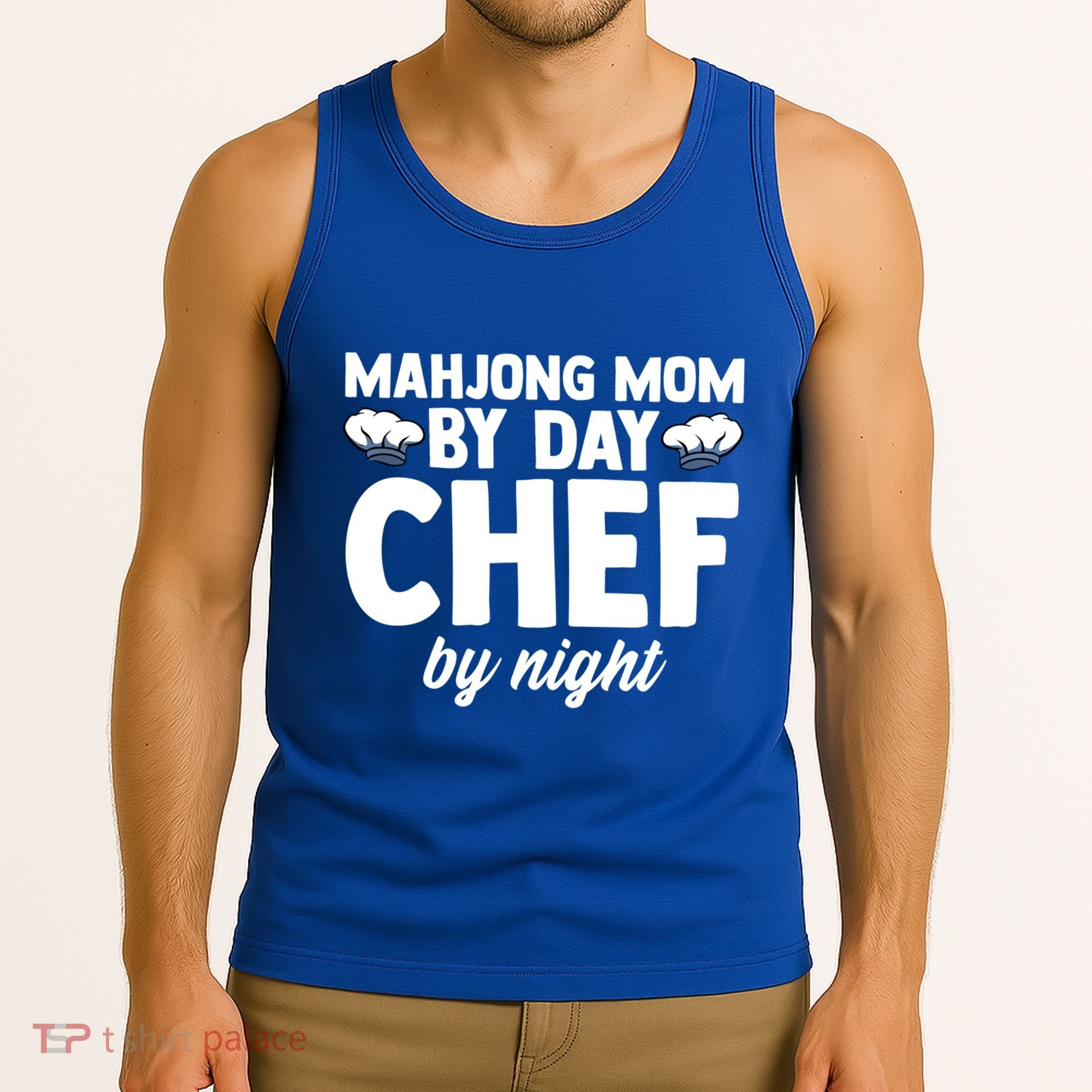 Mahjong Mom By Day Chef By Night Mahjong Player Gift Tank Top