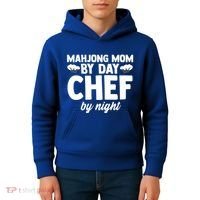 Mahjong Mom By Day Chef By Night Mahjong Player Gift Kids Hoodie thumb 4