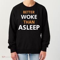 Mahogany Mommies Better Woke Than Asleep Women's Sweatshirt thumb 0