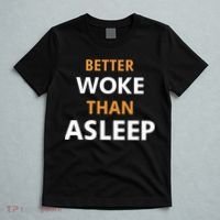 Mahogany Mommies Better Woke Than Asleep T-Shirt thumb 5