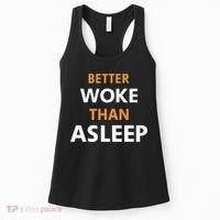 Mahogany Mommies Better Woke Than Asleep Women's Tank Top thumb 0