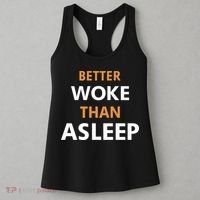 Mahogany Mommies Better Woke Than Asleep Women's Tank Top thumb 3