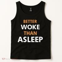 Mahogany Mommies Better Woke Than Asleep Tank Top thumb 2