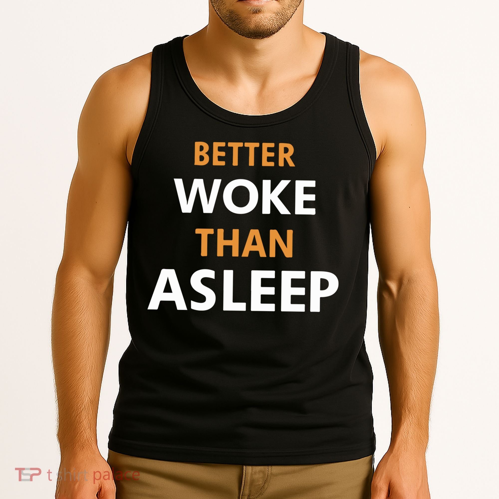 Mahogany Mommies Better Woke Than Asleep Tank Top