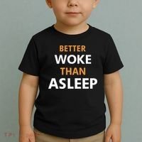 Mahogany Mommies Better Woke Than Asleep Toddler T-Shirt thumb 2