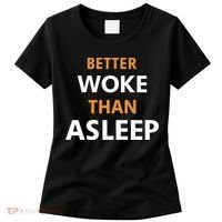 Mahogany Mommies Better Woke Than Asleep Women's T-Shirt thumb 0