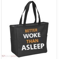 Mahogany Mommies Better Woke Than Asleep Tote Bag thumb 2